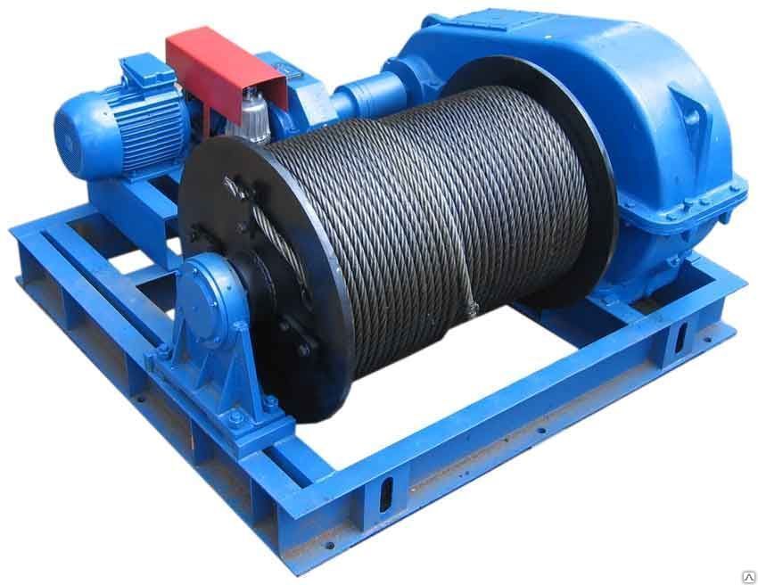 Лебедка монтажная ЛМ-8А 250м (с канатом)