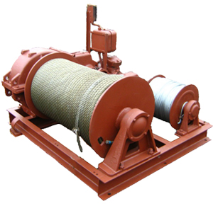 Лебедка маневровая электрическая ТЛ-8Б г/п 50000/500 кг Н-220/440 м (с канатом 100 м)