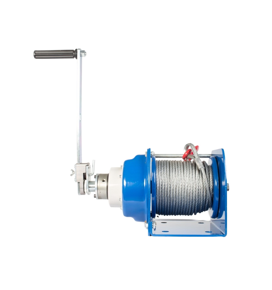 Лебедка ручная TOR ЛТ-1 (JHW) г/п 1,0 т, длина троса 15 м