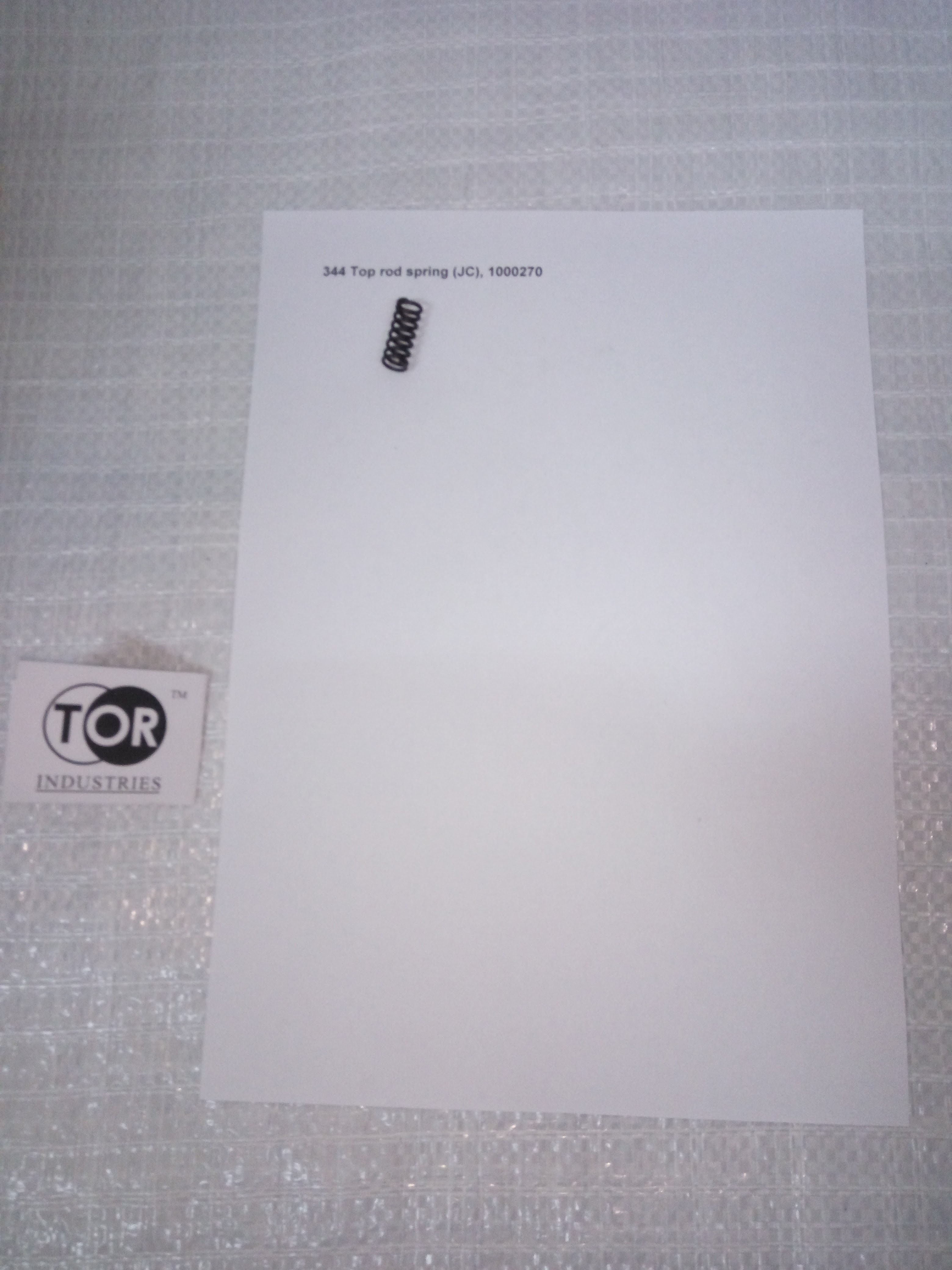 344 Пружина внешнего толкателя (Top rod spring) (JC)