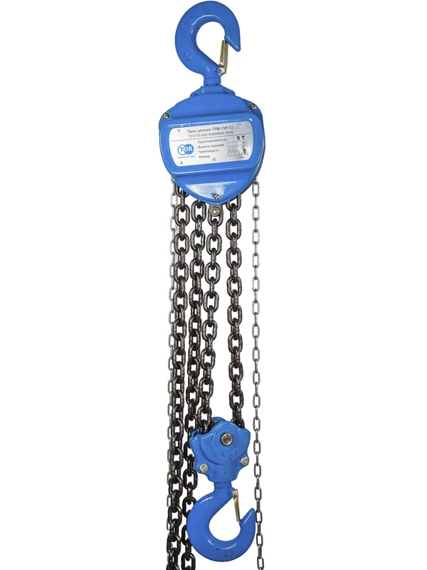 Таль ручная шестеренная TOR ТРШ (C) 5ТХ12М (G)