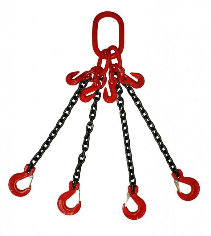 Строп цепной TOR 4СЦ г/п 26,5 т 19,0 м с укорачивающими крюками