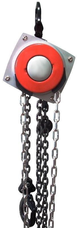 Таль ручная шестеренная цепная стационарная ТРШСм 0,5 т 6 м
