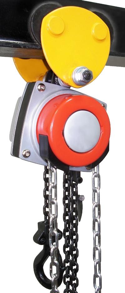 Таль ручная шестеренная цепная передвижная ТРШБм 0,5 т 6 м