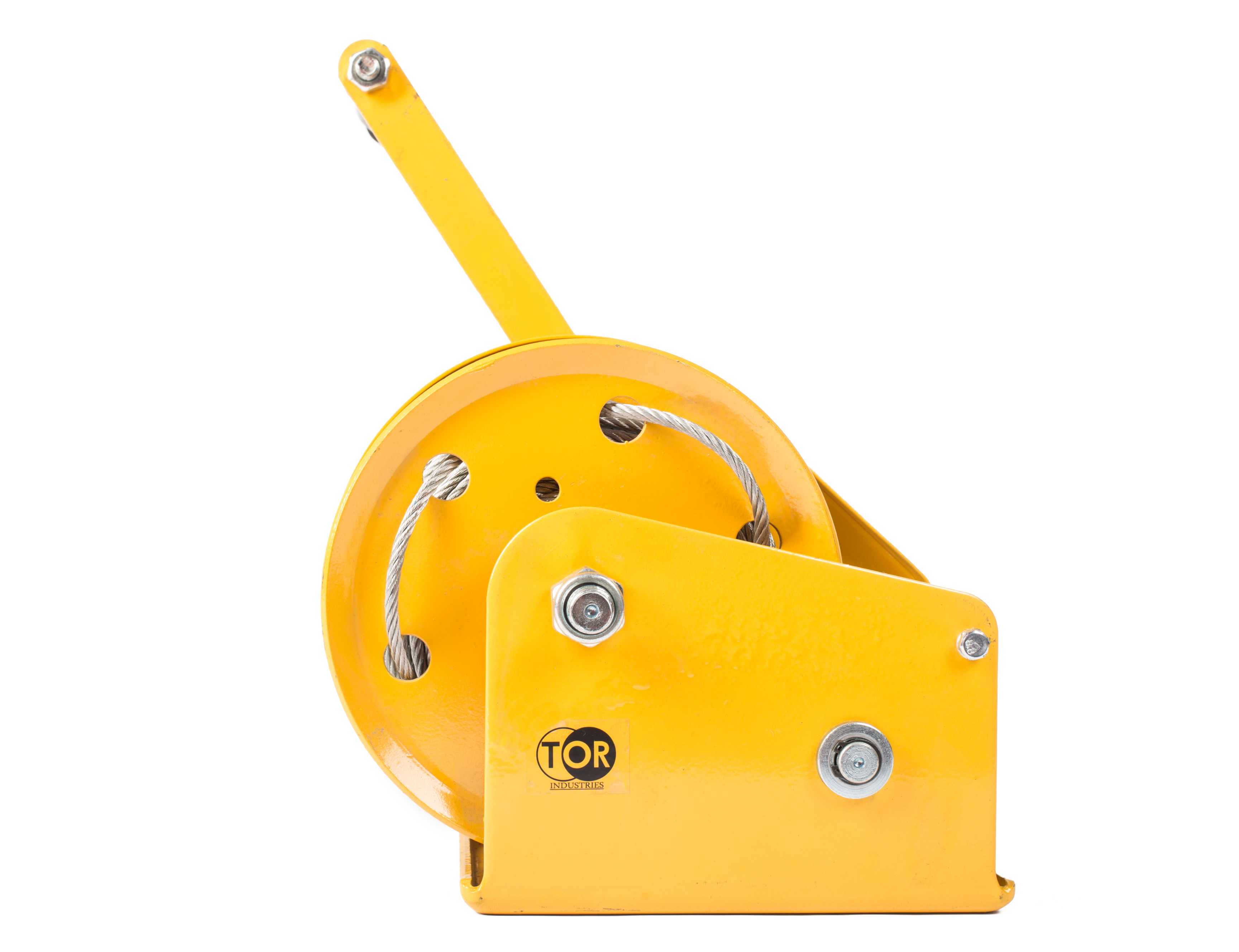 Лебедка ручная TOR ЛБ-1800 (BHW) г/п 0,81 т, длина троса 20 м