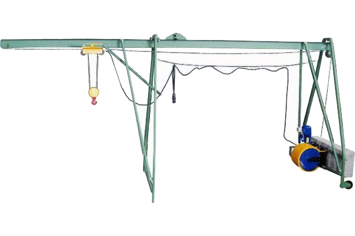 Подъемник строительный "УМЕЛЕЦ М" 320 кг 50 м с раcпоркой