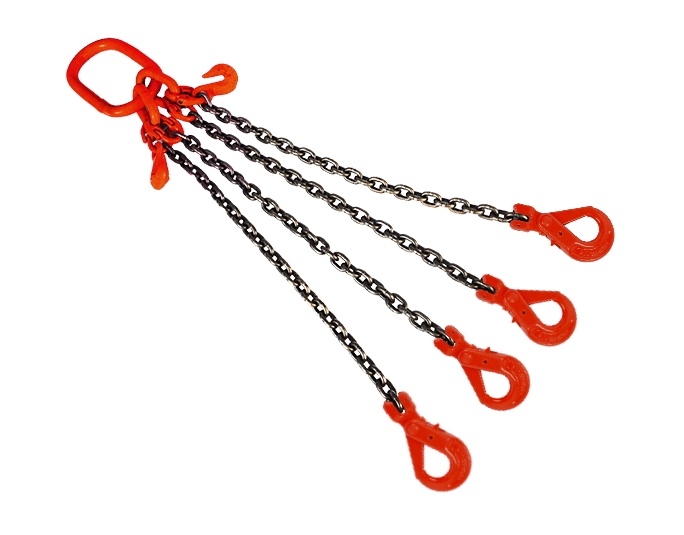 Строп цепной TOR 4СЦ г/п 2,36 т 18,5 м с укорачивающими и самозакрывающимися крюками